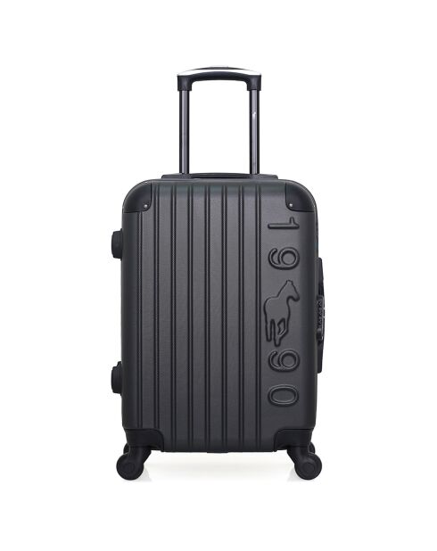 Valise Cabine 4 roues simples Porter 55 cm gris foncé