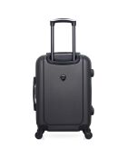 Valise Cabine 4 roues simples Porter 55 cm gris foncé