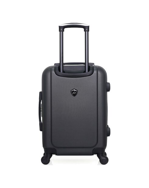 Valise Cabine 4 roues simples Porter 55 cm gris foncé