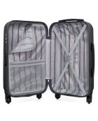 Valise Cabine 4 roues simples Porter 55 cm gris foncé