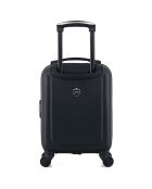 Valise Cabine XS 4 roues simples Porter 46 cm noire