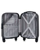 Valise Cabine XS 4 roues simples Porter 46 cm noire