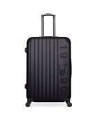 4 Valises 4 roues simples Porter-M 75/65/55/46 cm noires