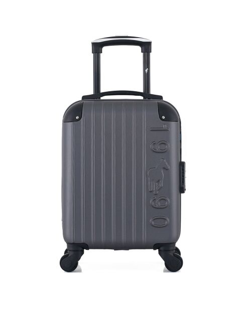 Valise Cabine XS 4 roues simples Porter 46 cm gris foncé