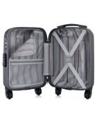 Valise Cabine XS 4 roues simples Porter 46 cm gris foncé