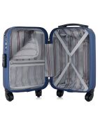 Valise Cabine XS 4 roues simples Porter 46 cm bleu marine