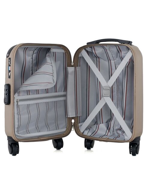 Porter 4-Rad-Einrad-XS-Kabinenkoffer 46 cm beige