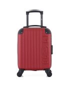 Valise Cabine XS 4 roues simples Porter 46 cm bordeaux