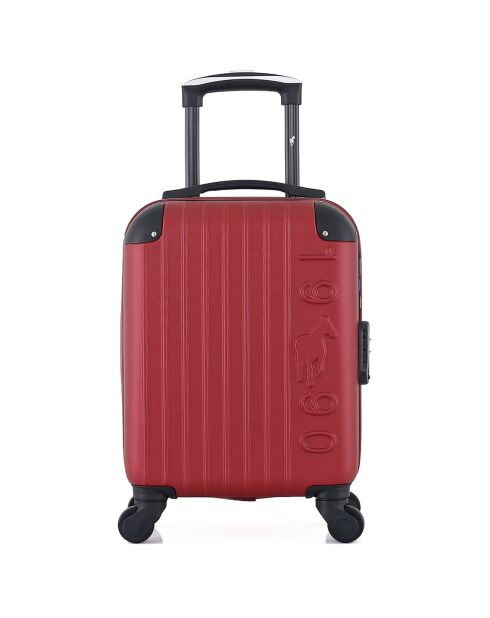 Valise Cabine XS 4 roues simples Porter 46 cm bordeaux