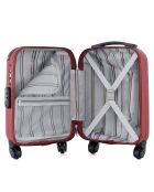 Valise Cabine XS 4 roues simples Porter 46 cm bordeaux