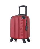 Valise Cabine XS 4 roues simples Porter 46 cm bordeaux