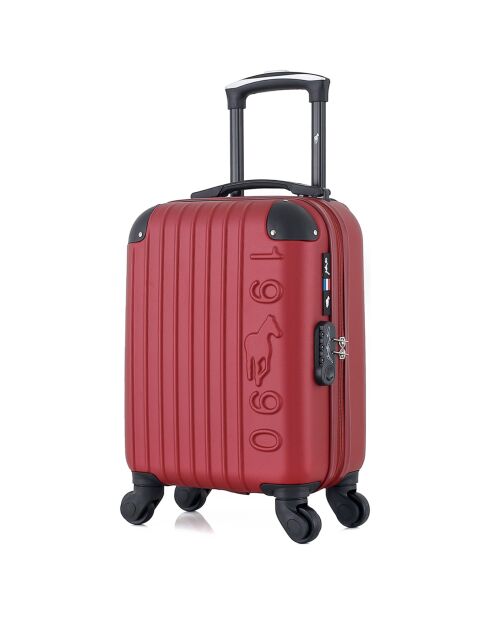 XS Porter-Kabinenkoffer mit 4 Rädern, Einrad, 46 cm, burgunderrot