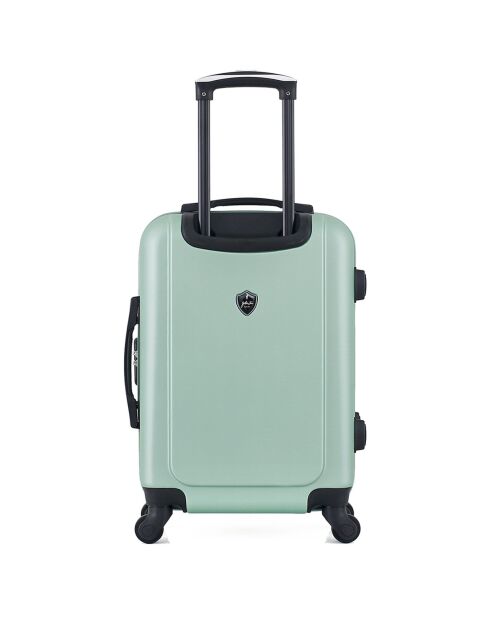 Valise Moyen Séjour 4 roues simples Porter 65 cm vert d'eau