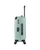 Valise Moyen Séjour 4 roues simples Porter 65 cm vert d'eau
