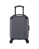 4 Valises 4 roues simples Porter-M 75/65/55/46 cm gris foncé