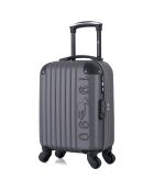 4 Valises 4 roues simples Porter-M 75/65/55/46 cm gris foncé