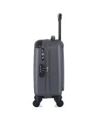 4 Valises 4 roues simples Porter-M 75/65/55/46 cm gris foncé