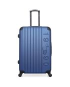 4 Valises 4 roues simples Porter-M 75/65/55/46 cm bleu marine