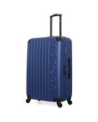 4 Valises 4 roues simples Porter-M 75/65/55/46 cm bleu marine