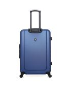 4 Valises 4 roues simples Porter-M 75/65/55/46 cm bleu marine
