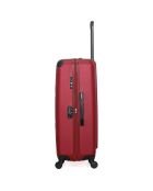4 Valises 4 roues simples Porter-M 75/65/55/46 cm rouge bordeaux