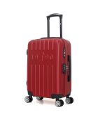 Valise Moyen Séjour 4 roues simples Archie 65 cm rouge bordeaux