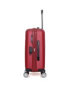 Valise Moyen Séjour 4 roues simples Archie 65 cm rouge bordeaux
