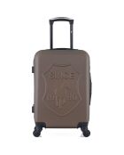 Valise Cabine 4 roues simples Damon 55 cm marron