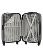 Valise Long Séjour 4 roues simples Damon 75 cm marron