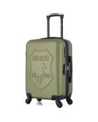 Valise Moyen Séjour 4 roues simples Damon 65 cm vert kaki