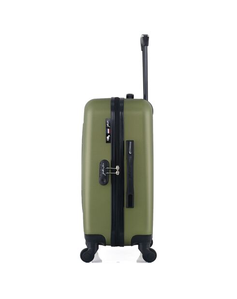 Damon Mittelgroßer Reisekoffer mit 4 Rollen, 65 cm, khakigrün