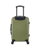 Valise Moyen Séjour 4 roues simples Damon 65 cm vert kaki
