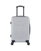 Valise Cabine 4 roues simples Damon 55 cm grise