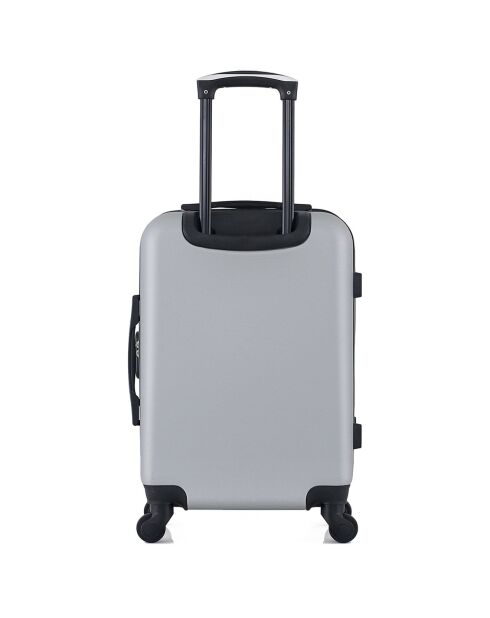 Valise Moyen Séjour 4 roues simples Damon 65 cm grise