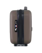 3 Valises 4 roues simples + Vanity Damon 75/65/55 cm marron