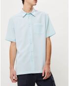 Chemise Regular Waterman Centinela à carreaux bleu clair