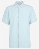 Chemise Regular Waterman Centinela à carreaux bleu clair