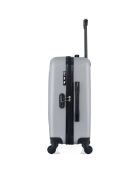 3 Valises 4 roues simples + Vanity Damon 75/65/55 cm grises