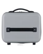 3 Valises 4 roues simples + Vanity Damon 75/65/55 cm grises