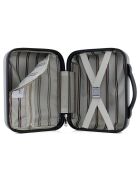 3 Valises 4 roues simples + Vanity Damon 75/65/55 cm grises