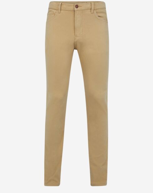 Pantalon Straight Stretch Krandy beige