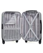 Valise Long Séjour 4 roues simples Liam 75 cm grise