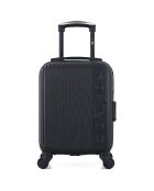 Valise Cabine XS 4 roues simples Liam 46 cm noire