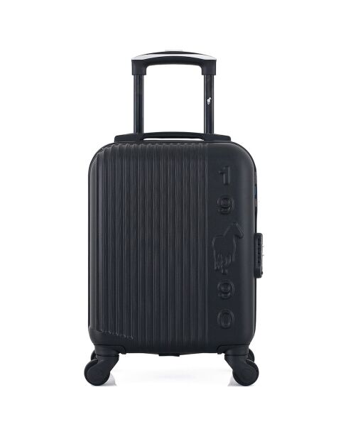Valise Cabine XS 4 roues simples Liam 46 cm noire