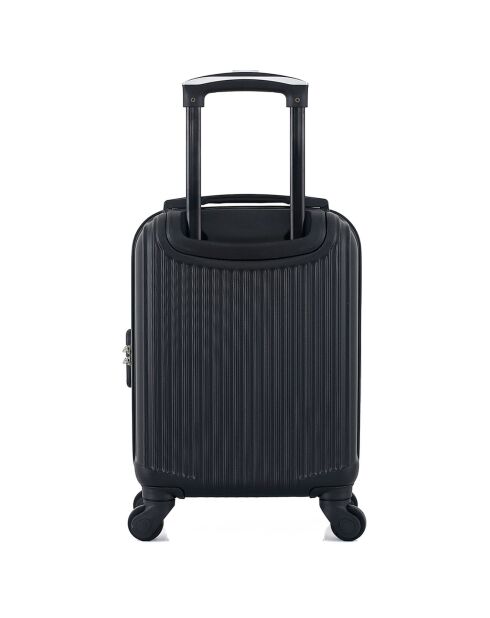 Valise Cabine XS 4 roues simples Liam 46 cm noire