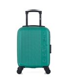 Valise Cabine XS 4 roues simples Liam 46 cm verte