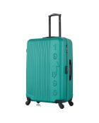 Valise Long Séjour 4 roues simples Liam 75 cm verte
