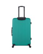 Valise Cabine 4 roues simples Liam 55 cm verte