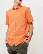 Chemise droite Time Box orange