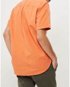 Chemise droite Time Box orange